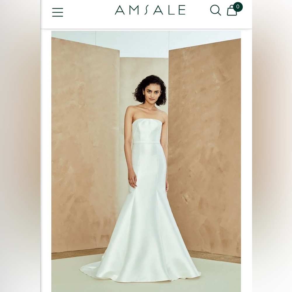 Amsale Kielle Wedding Dress SZ 4